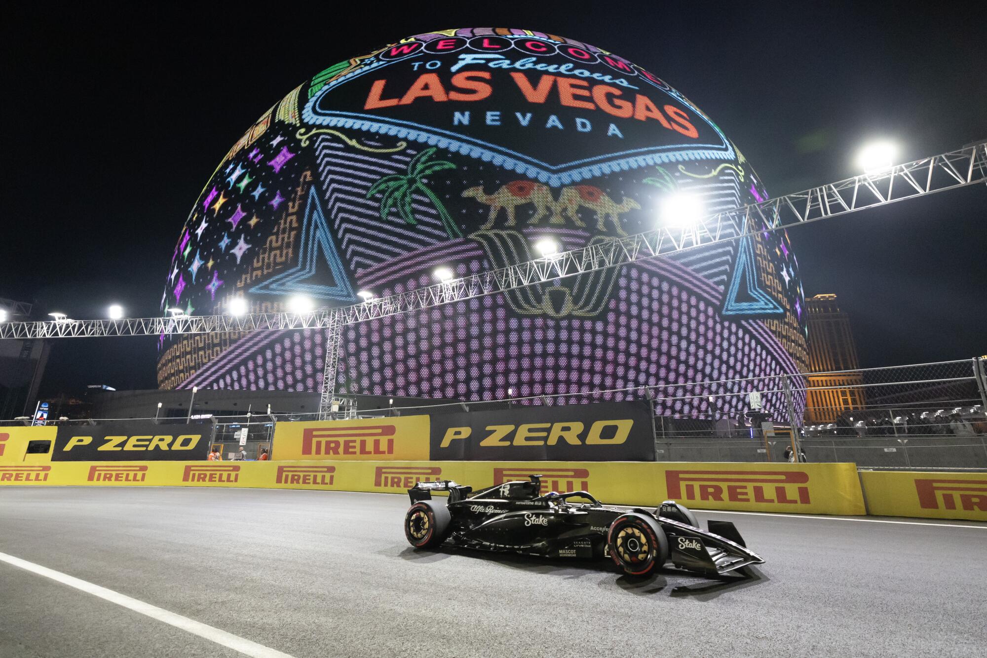 Sphere and Formula 1 in modern Las Vegas