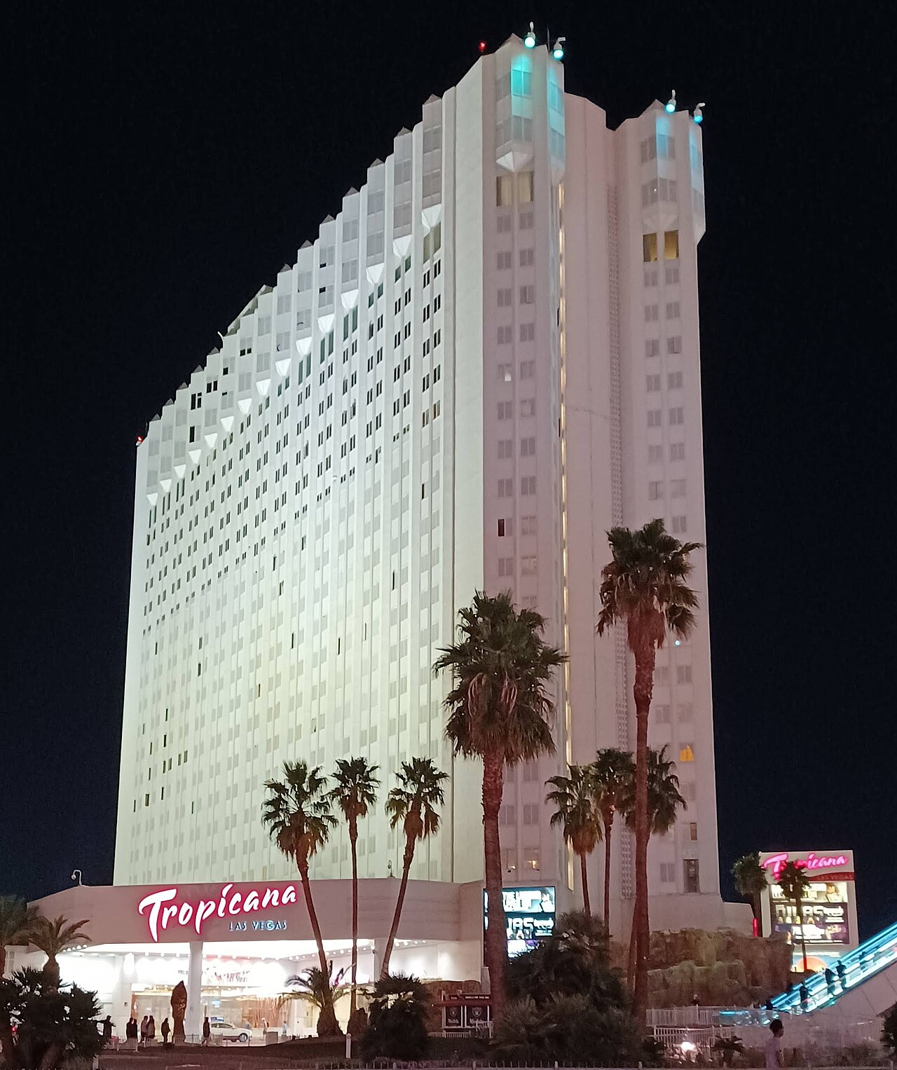 Tropicana at night in 2022