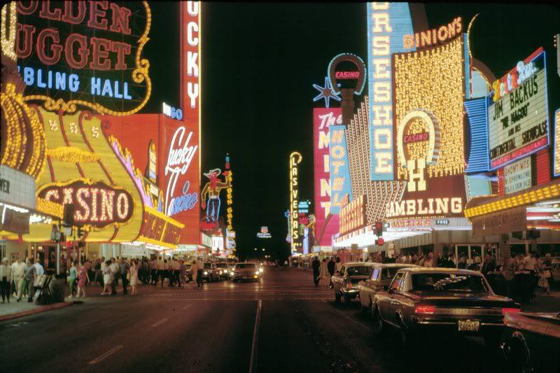 Downtown Las Vegas in the 1970s
